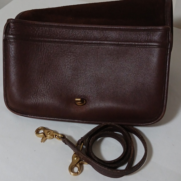 COACH Vintage RIDGFIELD *ORIGINAL* Brown Shoulder or Crossbody Bag - Picture 7 of 11